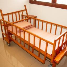 wooden nursing bed aged care