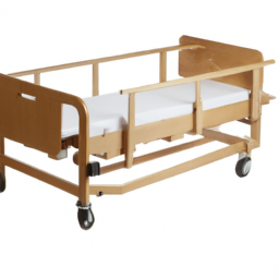 adjustable wooden hospital bed care center