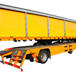 yellow flatbed trailer exporter