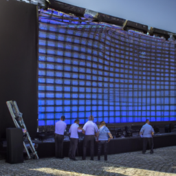 outdoor events rental led video wall