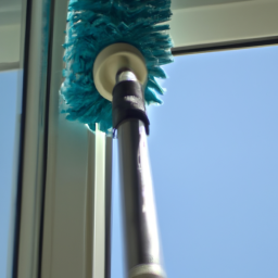 window cleaning pole and brush