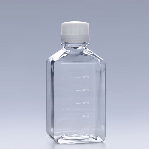 PETG Square Media Bottle