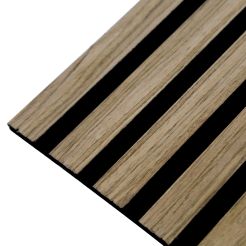grooved wood slat wall panel
