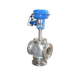 pneumatic globe control valve