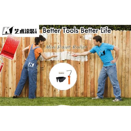 Professional Small Wall Paint Roller Brush Replacable Tool Kit