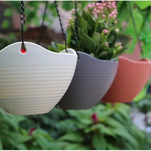 Artificial plastic flower hanging basket hanging or pot for decorate