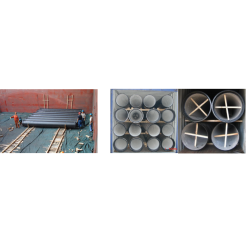 Ductile iron Pipe shipped by Container