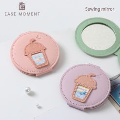 Sewing circular double-sided Makeup Mirror