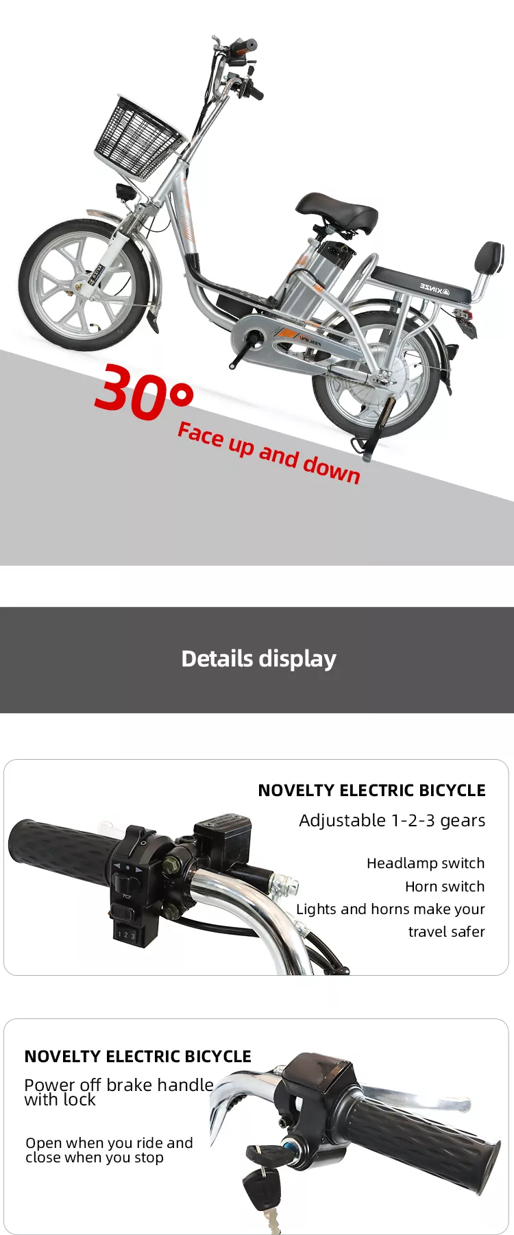 Factory Bicicleta electrica 48V 10AH 60V 13AH e electric cargo delivery electric bike bicycle Wholesale