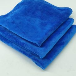 40*40cm 400gsm  sanding  surface  weft knitted  microfiber towel