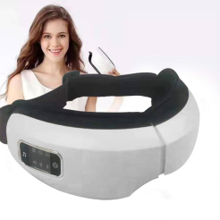 Eye massager smart VIBRATING+HEATING+VOICE+AIRBAG+BLUEBOOTH Flannelette inside material