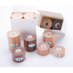 Breathable breast lifting tapes