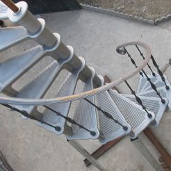Indoor / Interior Cast Iron Spiral Stairs