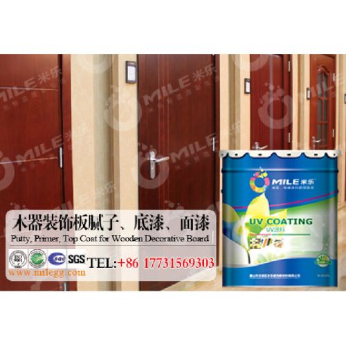 Putty, Primer, Top Coat for Wooden Decorative Board