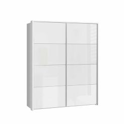 High Gloss Wooden Storage Clothes Wardrobe