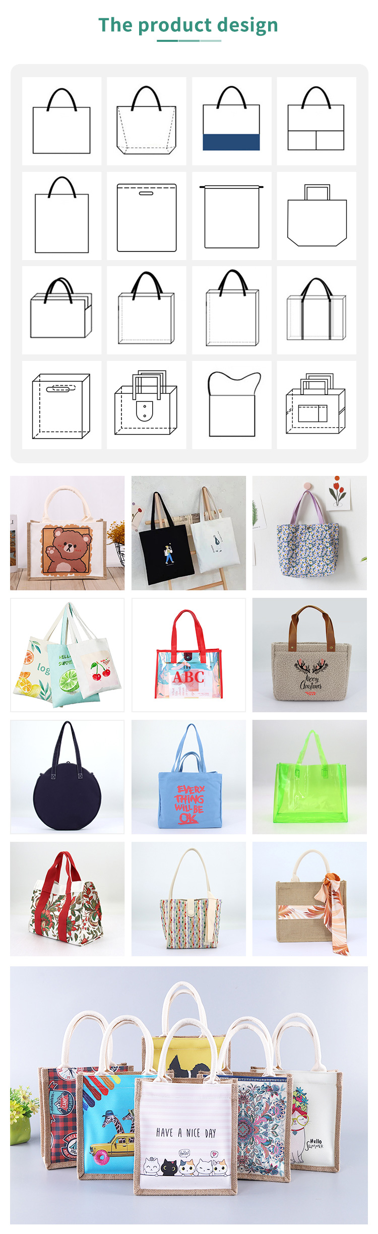 natural fiber tote bags