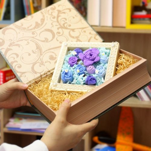 Custom Paper Book Shaped Style Storage Packaging Gift Box
