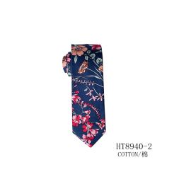 Cotton flowers unique ties for men casual occasion