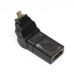HDMI D Male To A Female Adapter 360 Degree