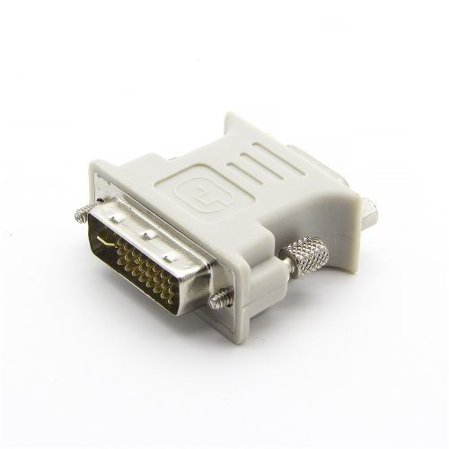 DVI 24+5 Male To VGA Female Adapter Nickel-plated